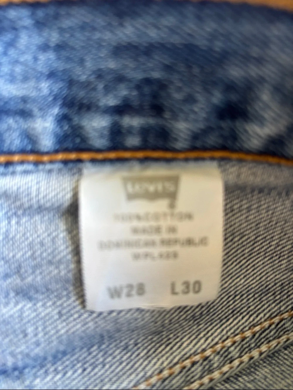 Levi's Blue Straight Jeans